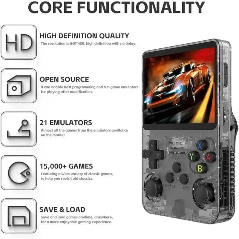 R36S Retro Handheld Game Console