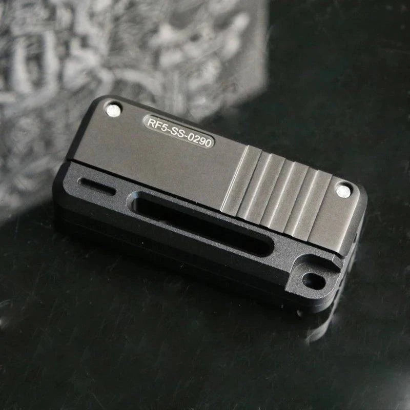 Stainless Steel Mechanical Magnetic Fidget Spinner - EDC Anti - Stress Finger Toy for Adults |Metal Desk Slider Fidget Toy